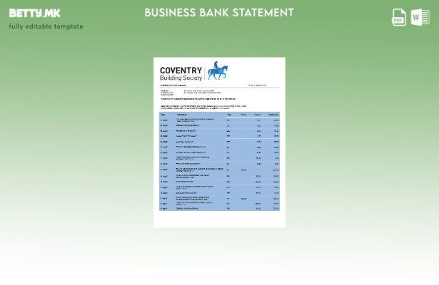 Модерен стил Организацијата на Ковентри Билдинг Сојуз што го проверува изводот н